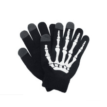 Mode gedruckte Acryl gestrickte Touchscreen Winter Magic Handschuhe
